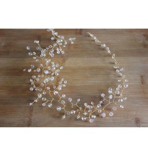 hair vine, wedding headpiece, crystal headpiece